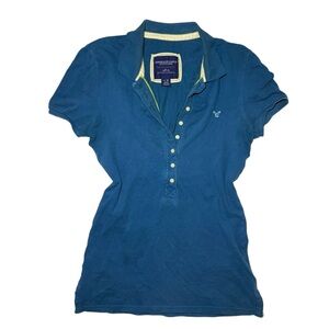 American Eagle Y2K Womens Polo Top